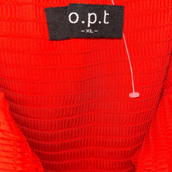 O.P.T. dress tuscany dres NWT CORAL SIZE XL - Picture 4 of 4